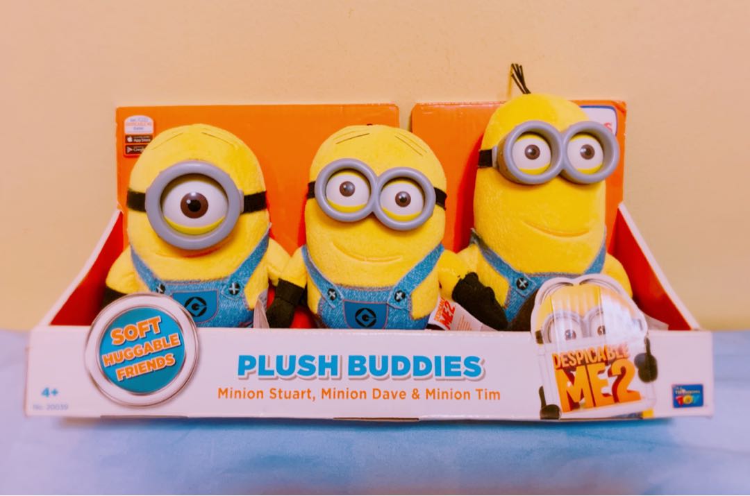 Minions plush buddies store