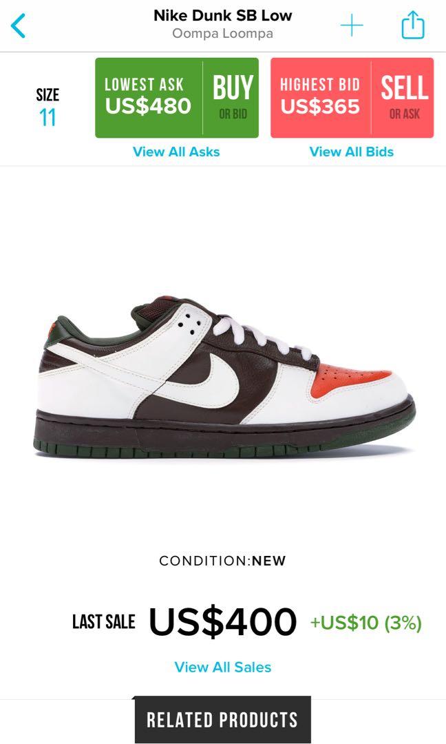 nike sb oompa loompa