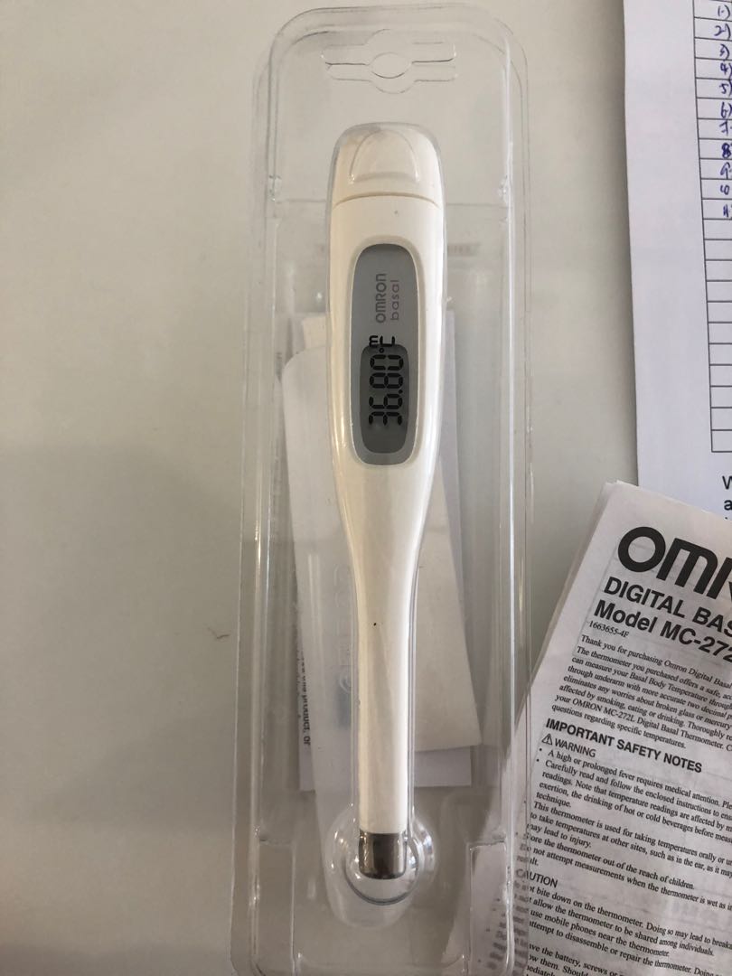 Omron Basal Thermometer, Everything Else on Carousell
