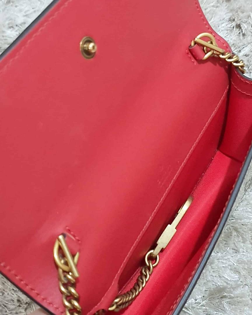 gg supreme mini bag with cherries