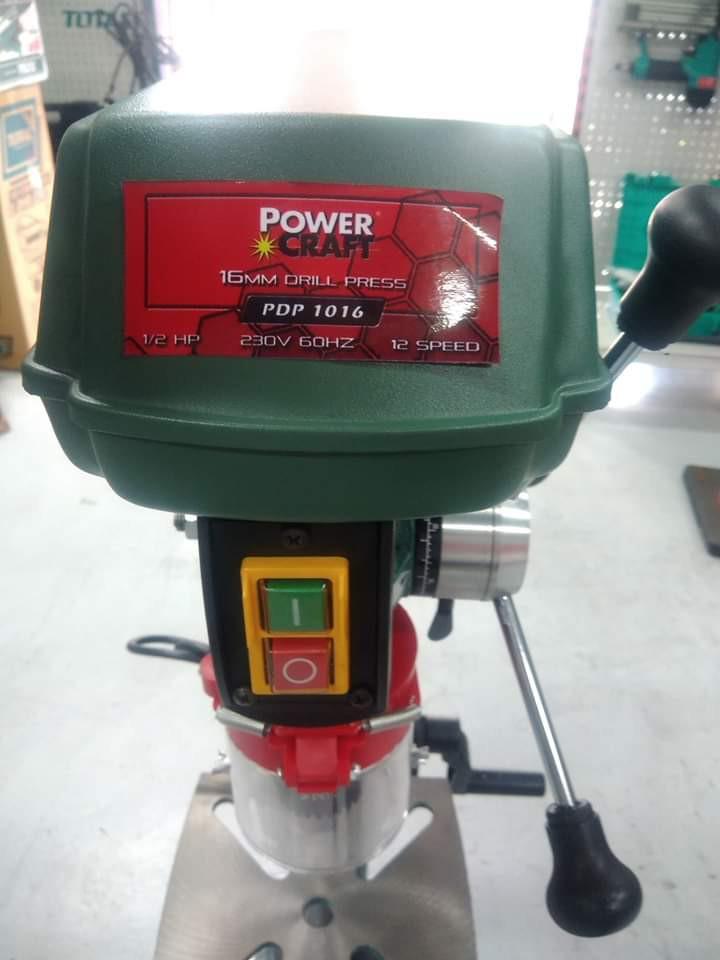 PowerCraft Drill Press 1/2hp 16mm (PDP 1016), Commercial & Industrial, Construction Tools