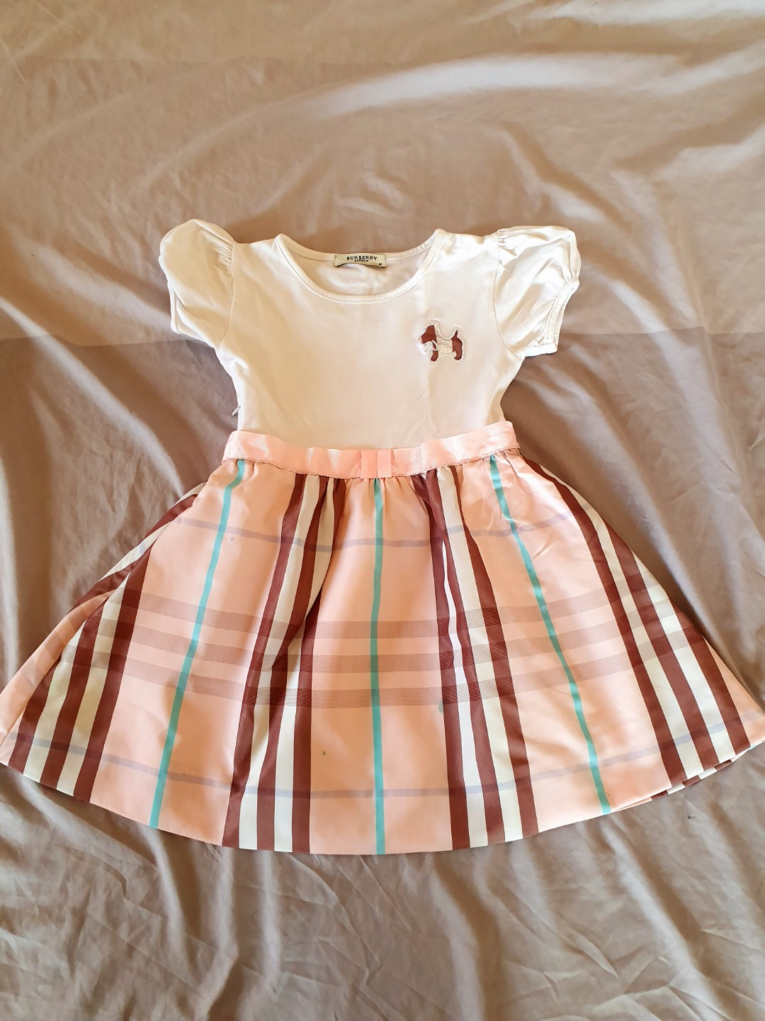 burberry inspired baby dress