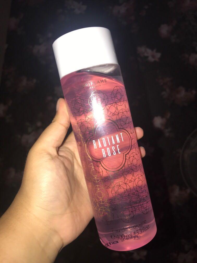 Radiant rose deals eau de cologne