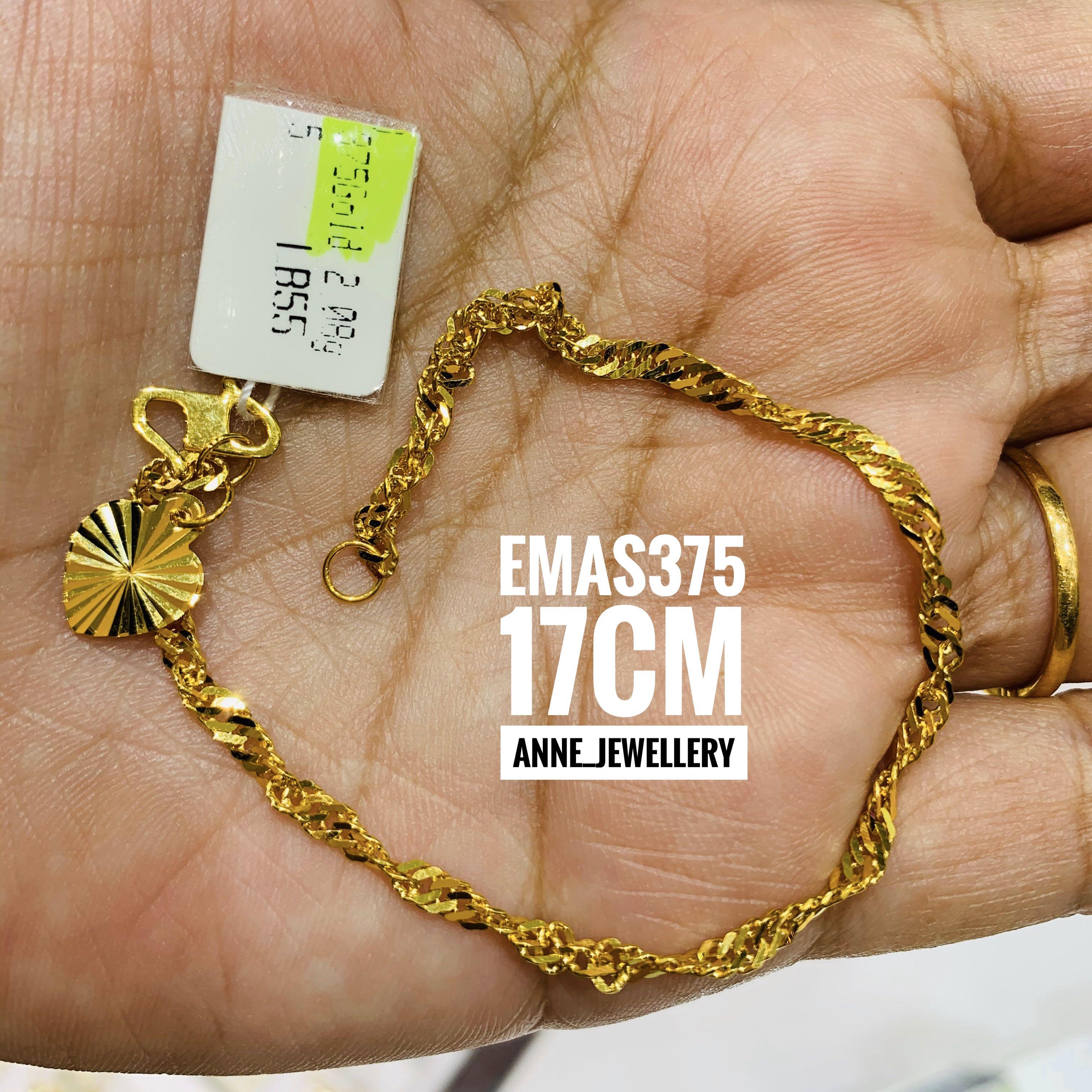 Rantai Tangan New Emas 375 Women S Fashion Accessories On Carousell