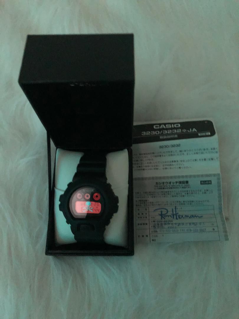 RARE LIMITED EDITION MASTERMIND JAPAN X CASIO G SHOCK 30TH ANNIVERSARY RON HERMAN DW6900FS