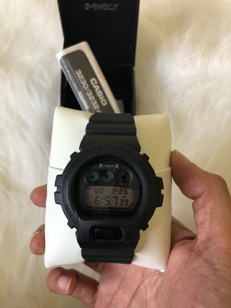 RARE LIMITED EDITION MASTERMIND JAPAN X CASIO G SHOCK 30TH ANNIVERSARY RON HERMAN DW6900FS