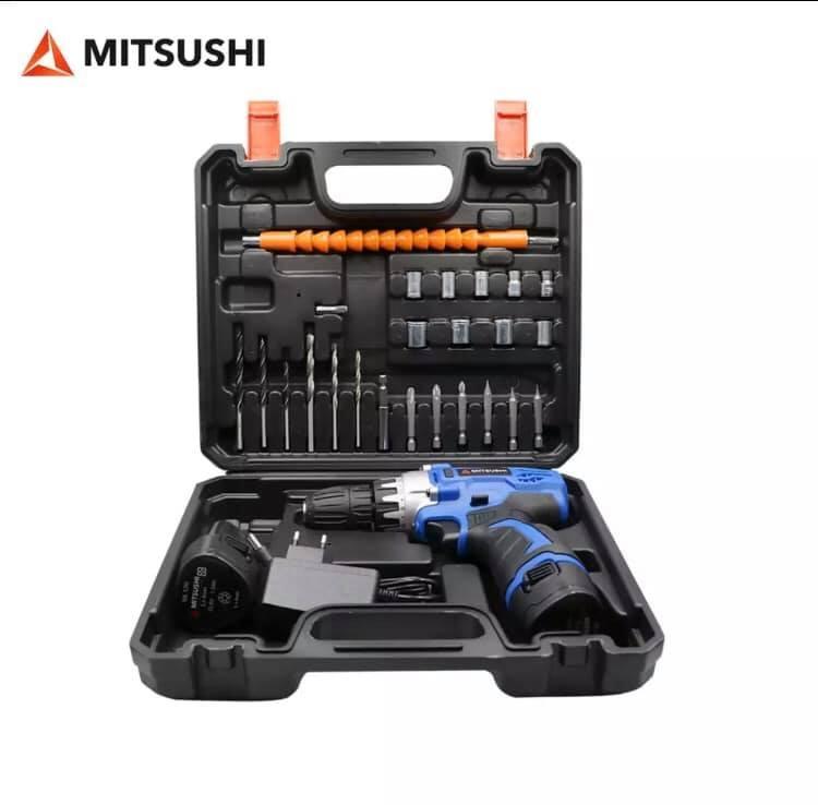SALE Mitsushi Cordless Drill Driver 12V Double Speed with 2 Li ion Batteries and Free Accessories Kit Set Furniture Home Living Home Improvement Organization Home Improvement Tools Accessories on Caro...