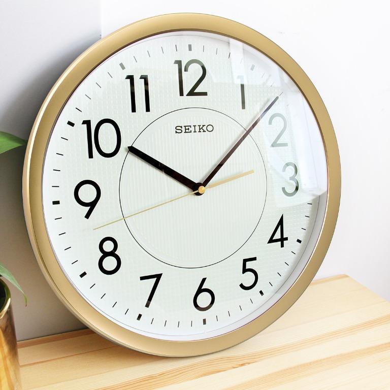 Seiko Analog LumiBrite Wall Clock QXA629G QXA629, Furniture & Home Living,  Home Decor, Clocks on Carousell