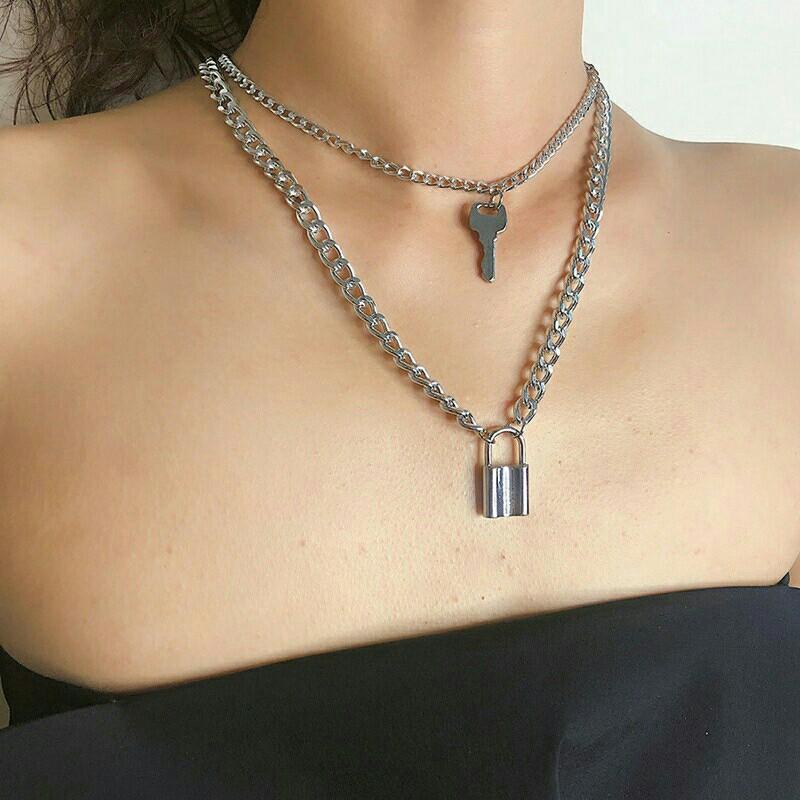 Mens chain with lock online