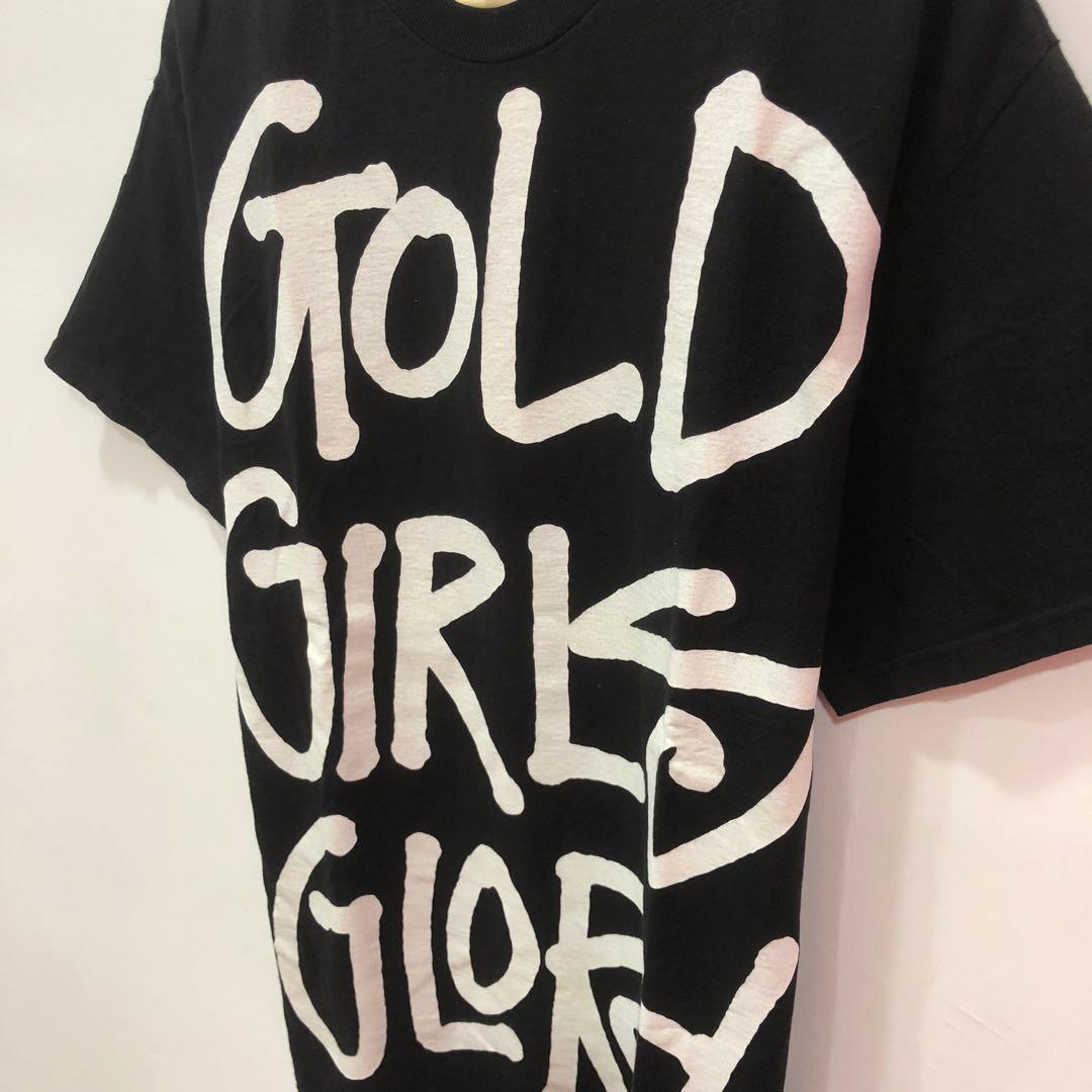 STUSSY Gold Girls Glory TEE L