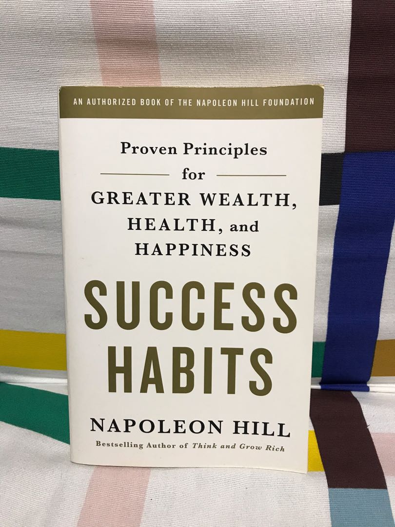 SUCCESS HABITS BOOK BY NAPOLEON HILL