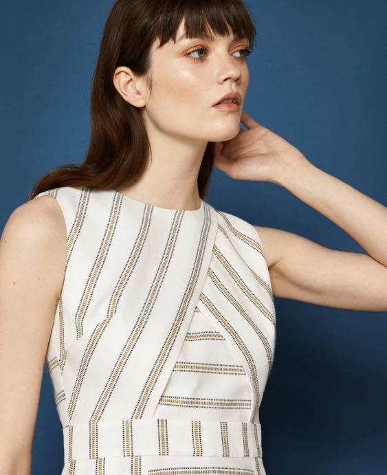 knee length dresses for ladies Pleated Midi Dress | Melike