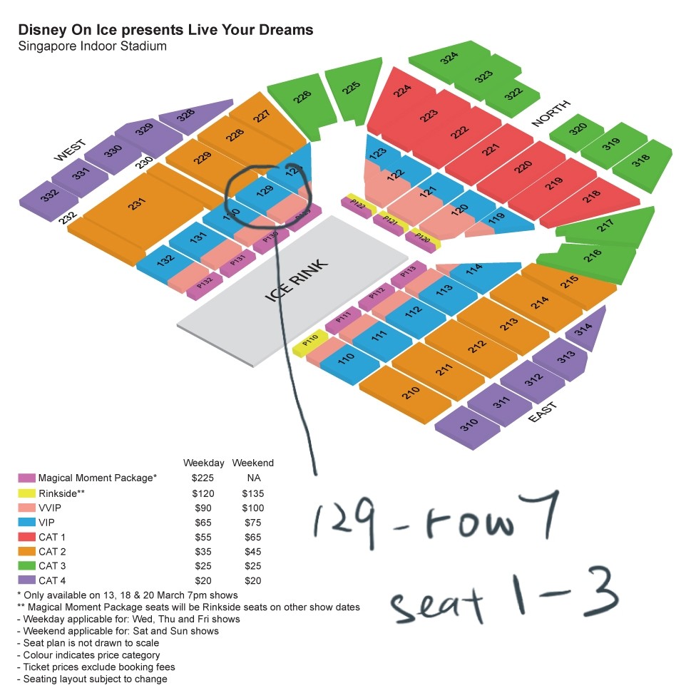 Tickets Disney on ice, Tickets & Vouchers, Event Tickets on Carousell