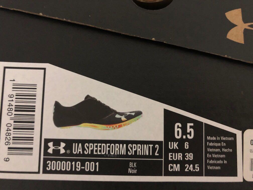 ua speedform sprint 2