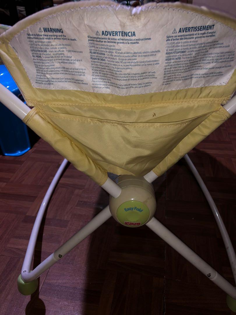 Used Fisher Price Easy fold rocker Babies Kids Going Out Other