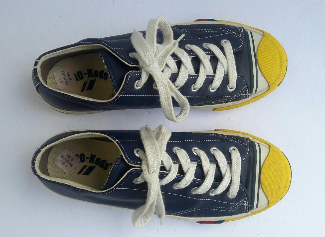 VINTAGE PRO KEDS COURT KING LOW LEATHER SNEAKERS Men #39 s Fashion