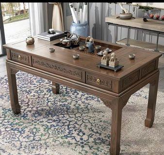 Solid wood table