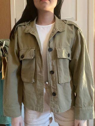 ZARA Semi Army Jacket