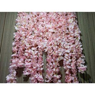 Westeria Leaves Artificial Wysteria Flower Wisteria Plant for Wall Decor Events Wedding Backdrops