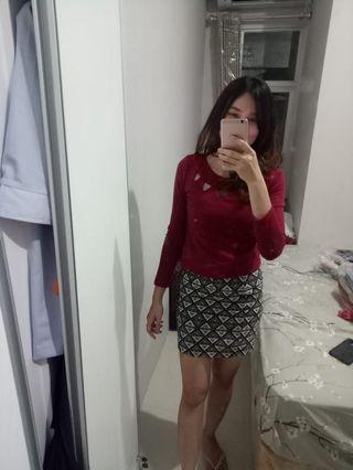 Red import Premium long shirt