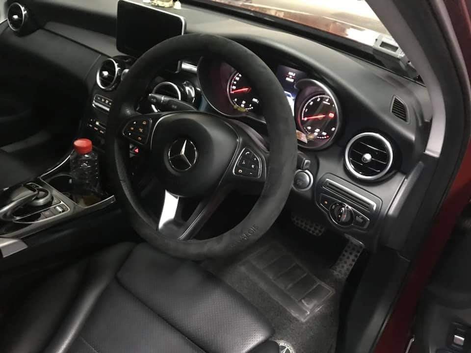 AEGIS Alcantara steering cover, Car Accessories, Accessories on Carousell