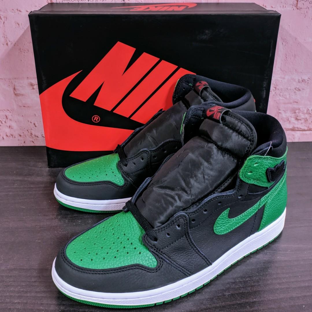 Air Jordan 1 Retro High Og Pine Green Black Men S Fashion Footwear Sneakers On Carousell
