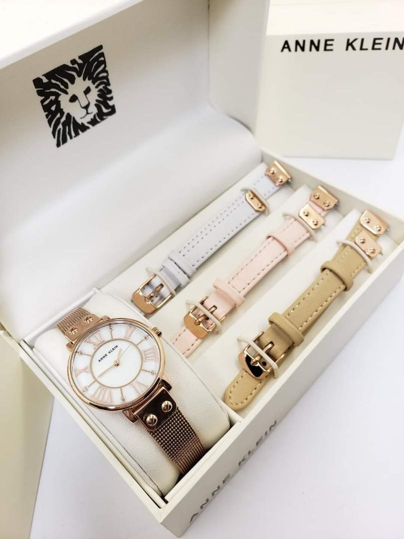 Anne klein interchangeable watch set 2025