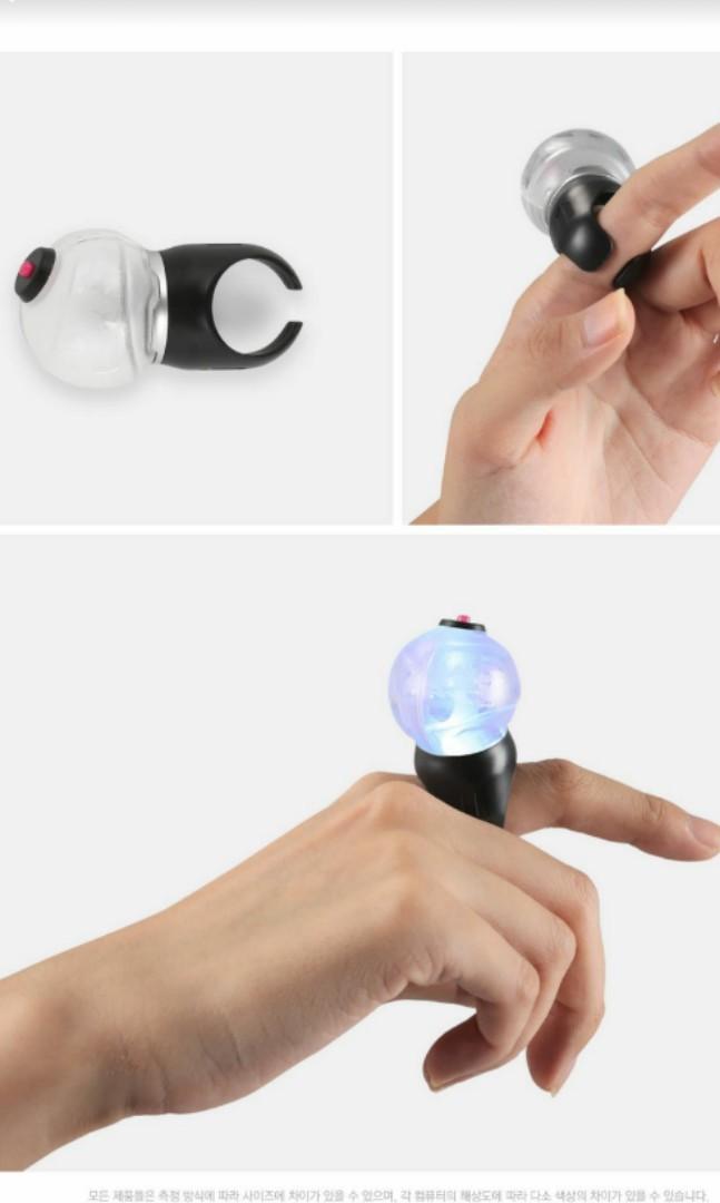 [AUTHENTIC] BTS OFFICIAL LIGHT FINGER RING, Hobbies & Toys, Memorabilia