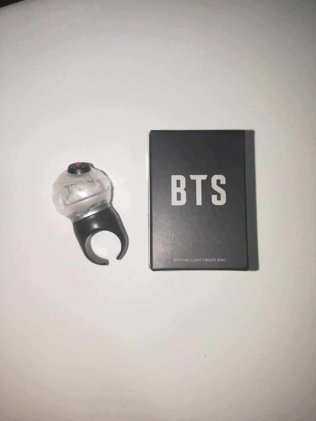 AUTHENTIC BTS OFFICIAL LIGHT FINGER RING Hobbies Toys Memorabilia Collectibles Fan Merchandise on Carousell