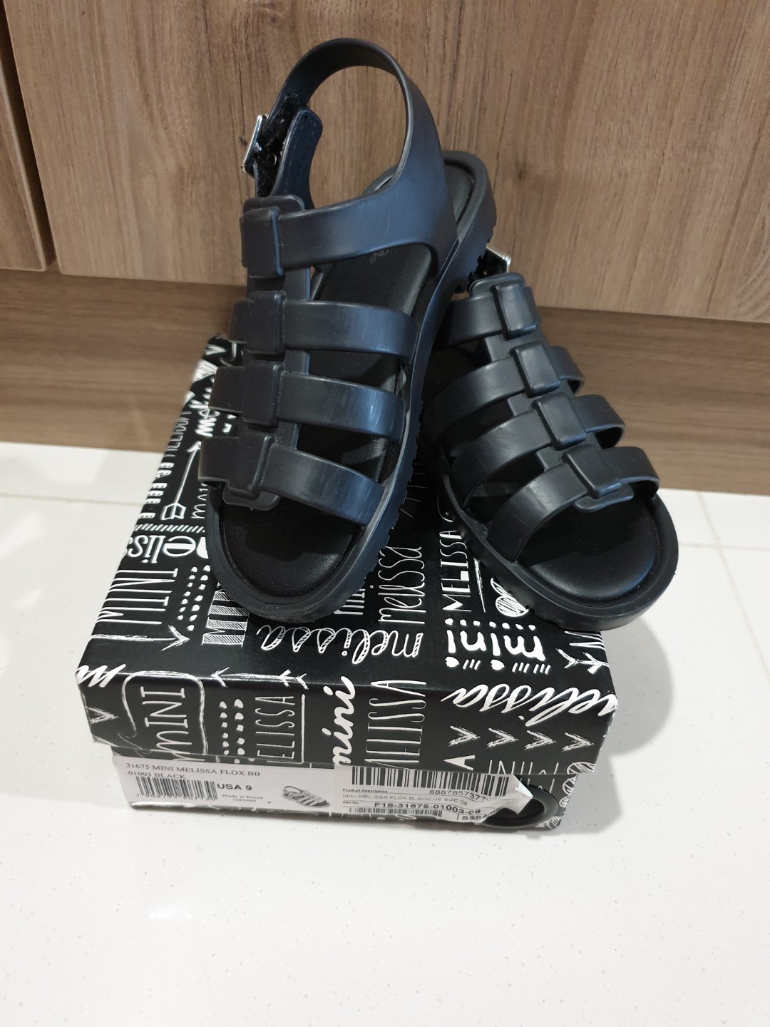 Authentic Mini Melissa Flox BB Black