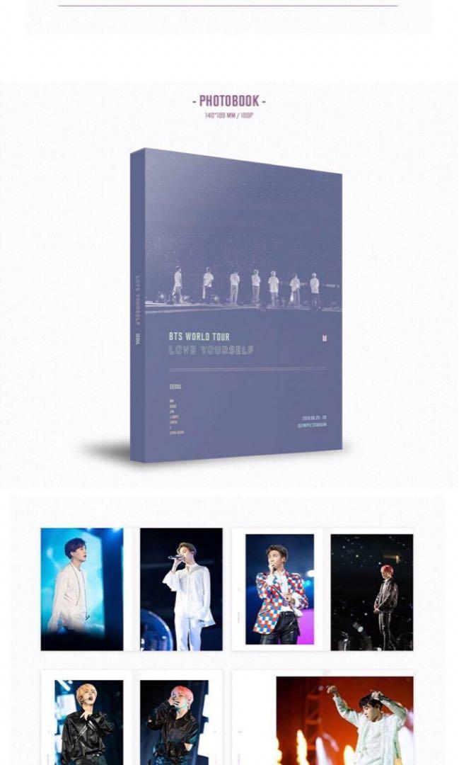BTS 防彈少年團WORLD TOUR LOVE YOURSELF SEOUL 韓國版3 DVD + 180頁