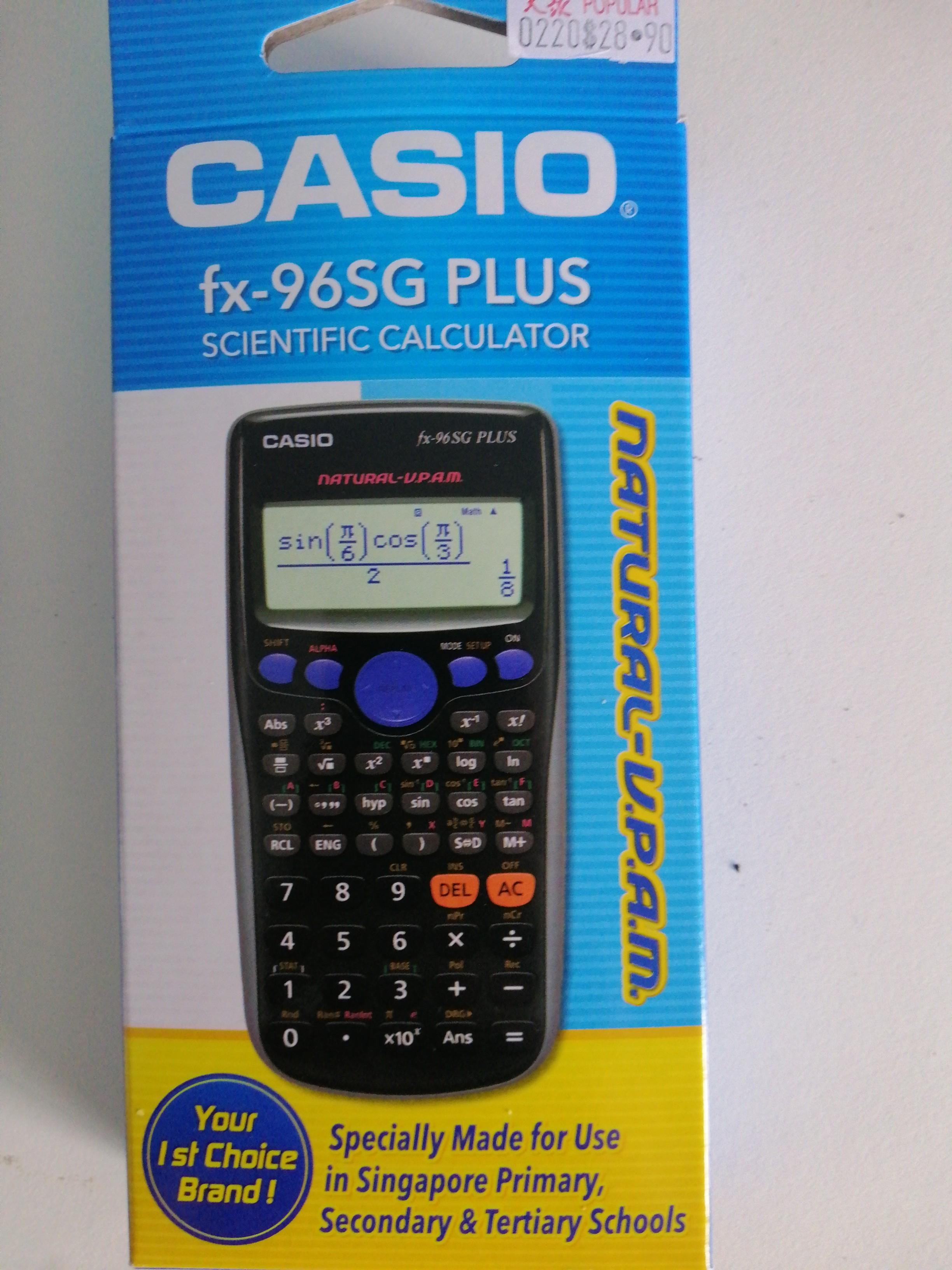Casio fx 97sg hotsell x popular bookstore