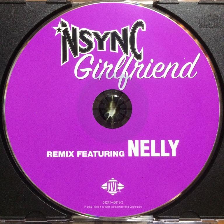 CD *NSYNC Featuring Nelly ‎Girlfriend (Remix) 5