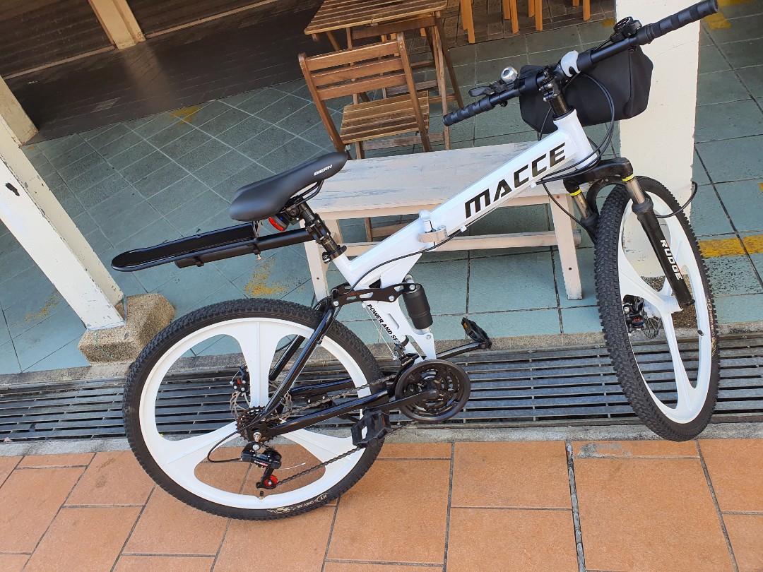 macce folding mountain bike