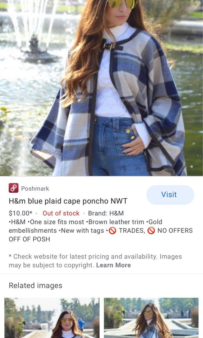 H and m poncho shop