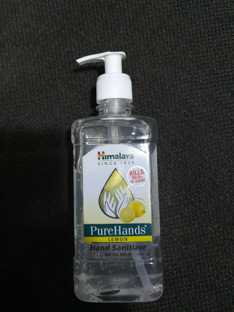Instock Himalaya Hand Sanitizer 500ml Health Beauty Hand Foot Care On Carousell