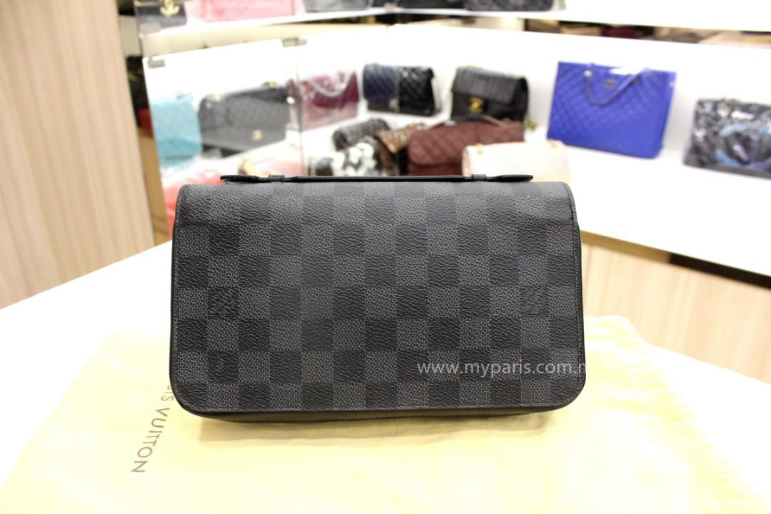 Louis Vuitton Damier Graphite Canvas Zippy XL Wallet Louis Vuitton