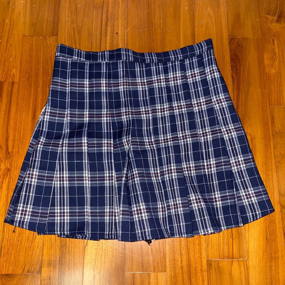 American apparel women's plaid tennis skirt outlet