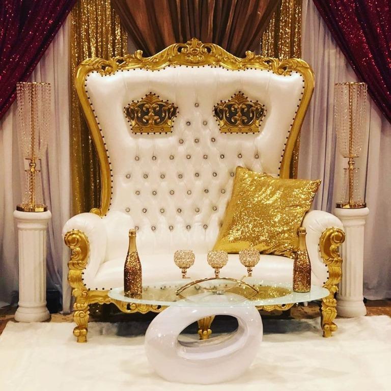 Crown throne on sale chair