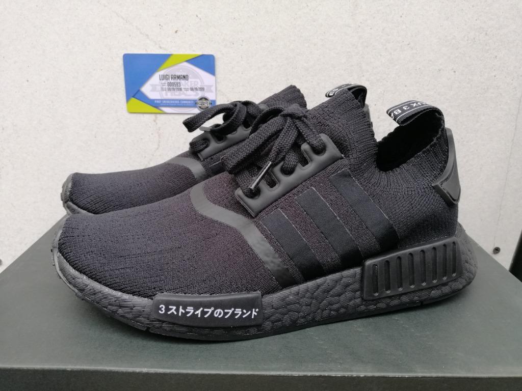 adidas nmd r1 pk japan triple black
