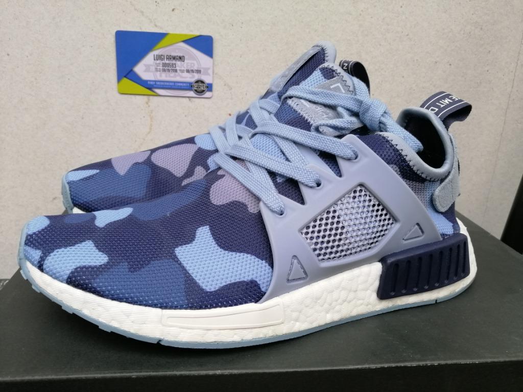 Nmd sale blue camo