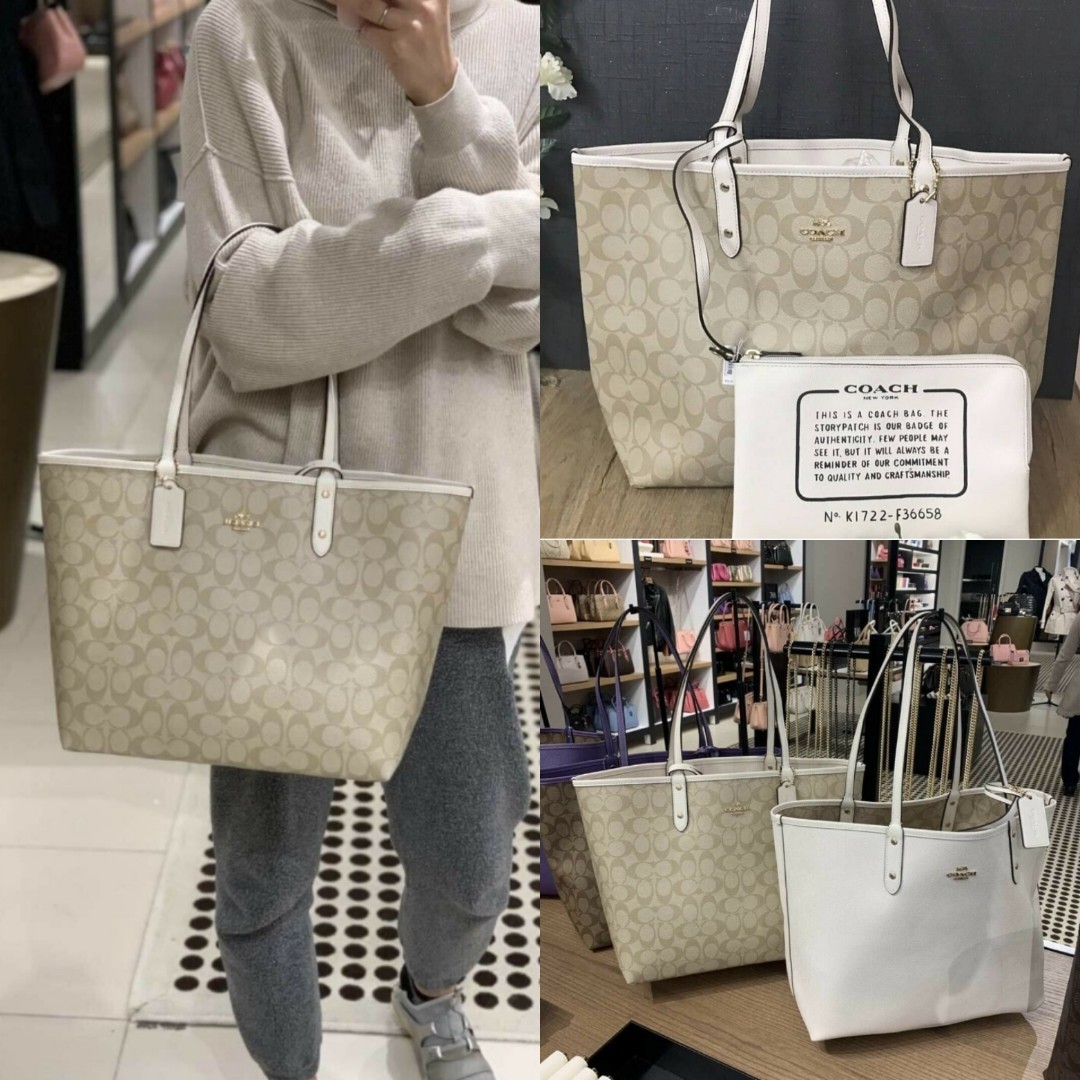 Sale Authentic Coach Tote Bag, Women's Fashion, Bags Wallets