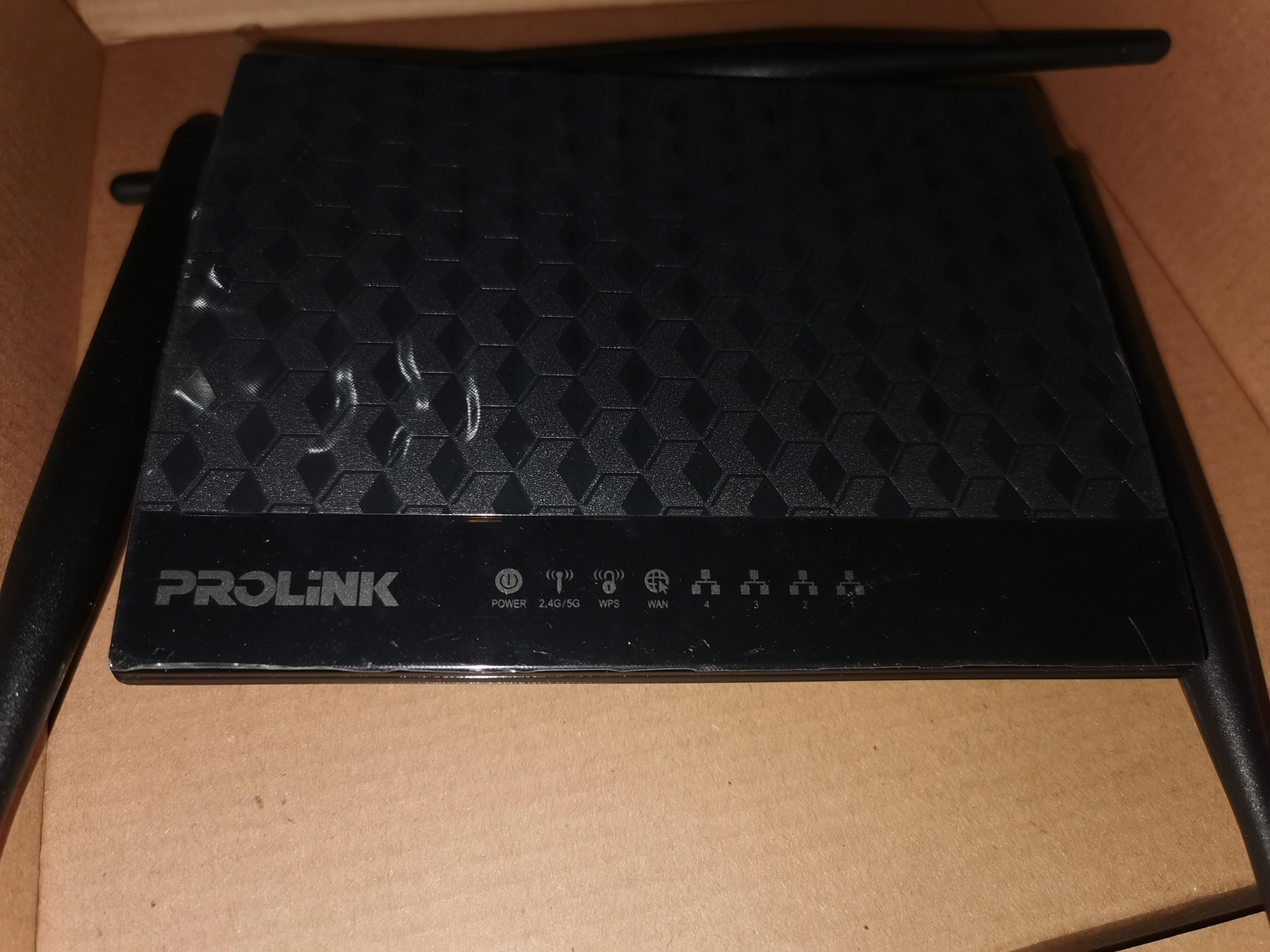 PROLINK PRC3801 Wireless AC 1200 Dualband Gigabit Router, Computers