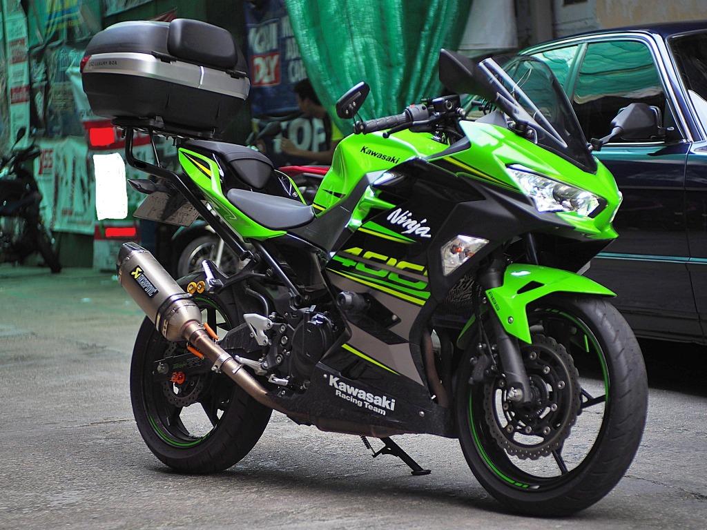 Revolution Musashi Singapore Kawasaki Ninja 250 2013 2014 2015 2016 Ninja 400 2018 2019 Heavy Duty Top Rack 62 Top Case ! Ready Stock ! Promo ! Do Not PM ! Kindly Call Us ! Kindly Follow Us !, Motorcycles, Motorcycle Accessories on Carousell