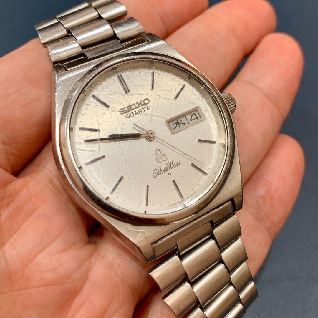Seiko Quartz SilverWave 8229-8000 Vintage Watch, Men's Fashion, Watches &  Accessories, Watches on Carousell