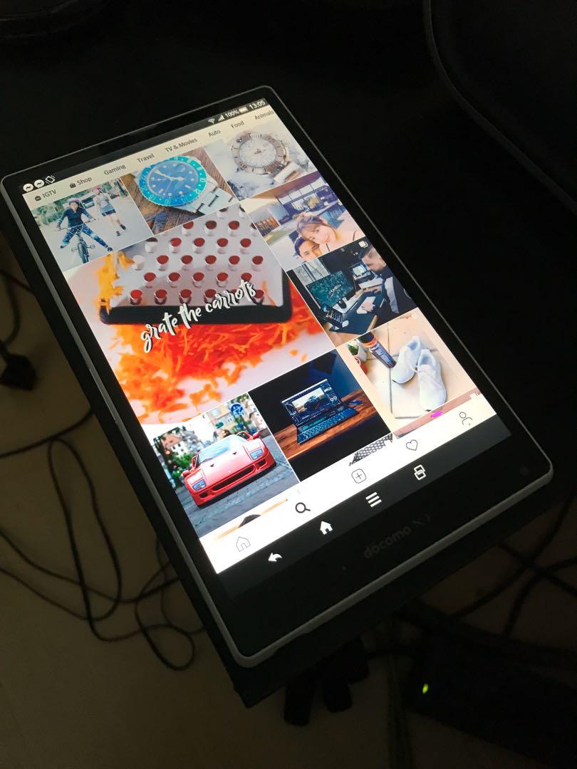 sharp aquos sh 06f tablet phone