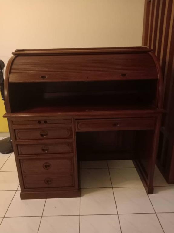 Solid Wood Study Writing Desk. (Category: Tables & Sets) located in Kuala Lumpur. Submitted by zara813 (Listing ID 281179682, Image 1). Description: Solid Wood Study Writing Desk. Measurement : 4ft (H) x 4ft (L) x 2ft (W) refer to pictures. Bought it at RM5000 , Now selling off at RM2500. still in GOOD CONDITION. .