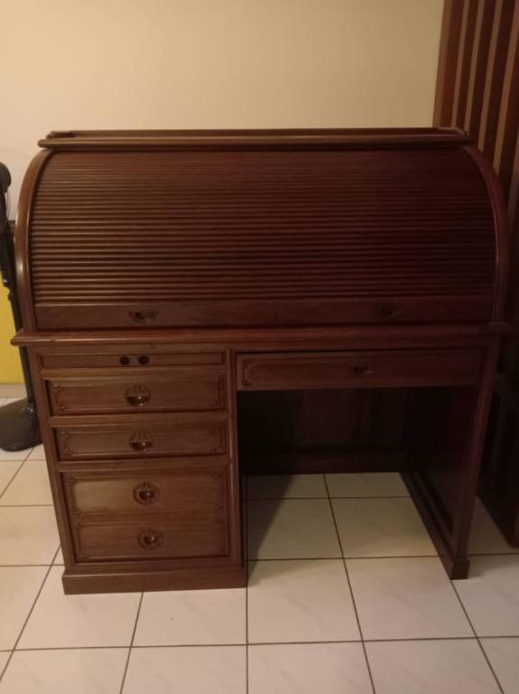 Solid Wood Study Writing Desk. (Category: Tables & Sets) located in Kuala Lumpur. Submitted by zara813 (Listing ID 281179682, Image 2). Description: Solid Wood Study Writing Desk. Measurement : 4ft (H) x 4ft (L) x 2ft (W) refer to pictures. Bought it at RM5000 , Now selling off at RM2500. still in GOOD CONDITION. .