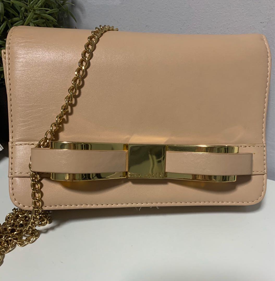 Nude ted baker clutch clearance