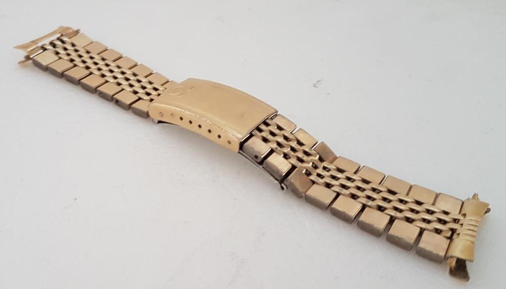 Gold plated outlet watch band